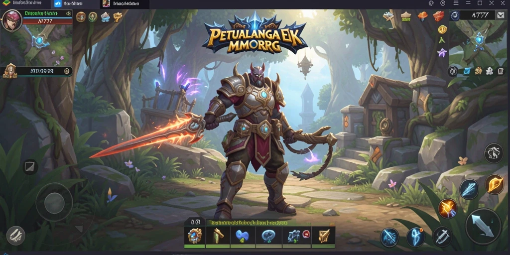 Gameplay A7777 yang epik dan mendebarkan dalam dunia MMORPG.