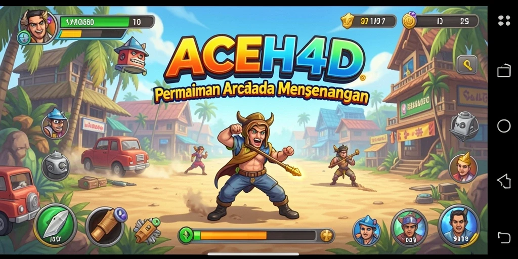 Tampilan gameplay seru di ACEH4D dengan berbagai tantangan menarik.