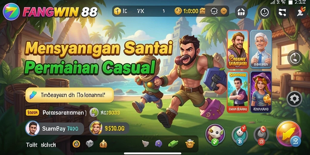 Screenshot utama gameplay <strong>FANGWIN88</strong> dengan tantangan yang seru dan menarik.