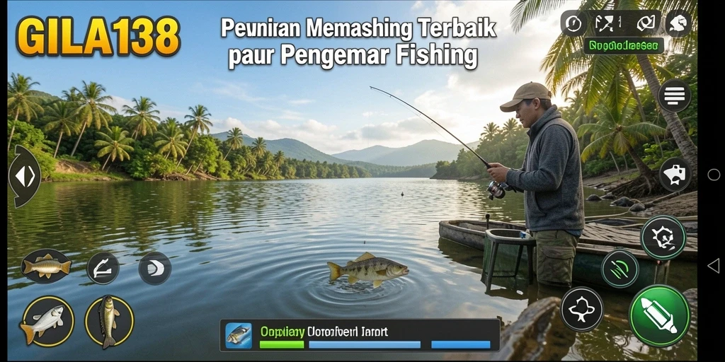 Tangkapan ikan besar dalam gameplay GILA138 yang seru.