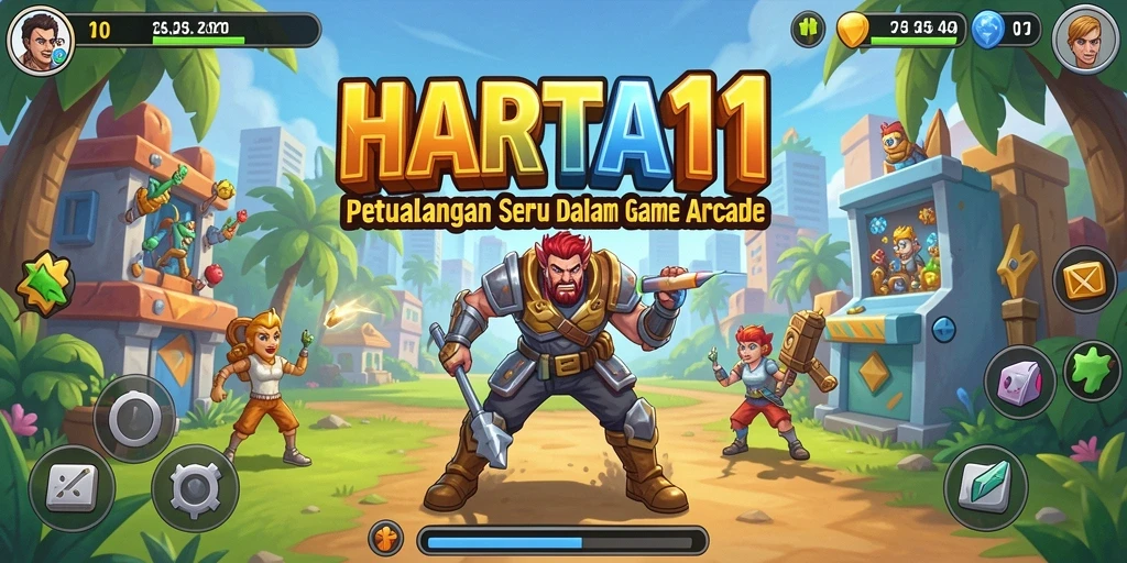 Tampilan gameplay HARTA11 yang seru dan menarik.