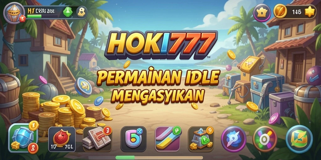 Tampilan gameplay HOKI777 yang menarik dan penuh warna