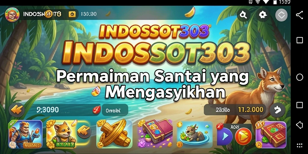 Screenshot gameplay INDOSLOT303 yang menyenangkan dan penuh warna.