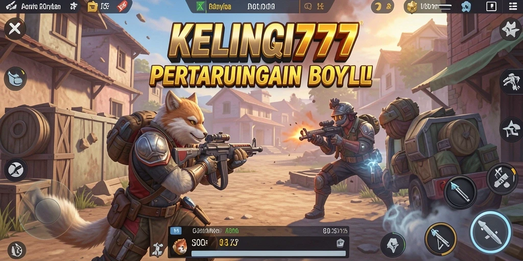 Screenshot menarik menampilkan aksi seru dalam KELINCI777.