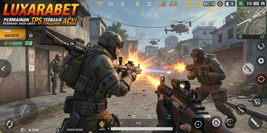 Tampilan gameplay LUXARABET yang mengesankan dengan aksi mendebarkan.