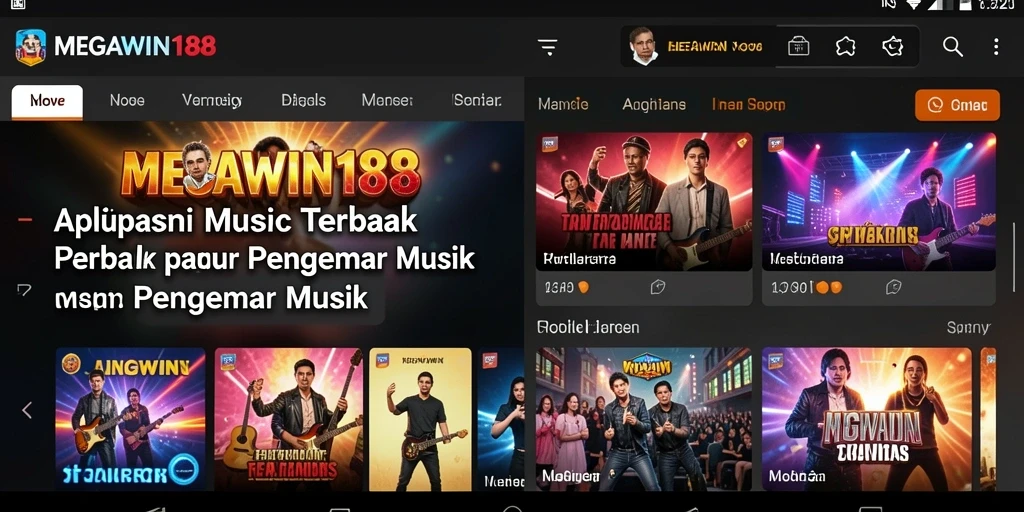 Tampilan menarik dari gameplay MEGAWIN188 yang menampilkan interaksi musik.