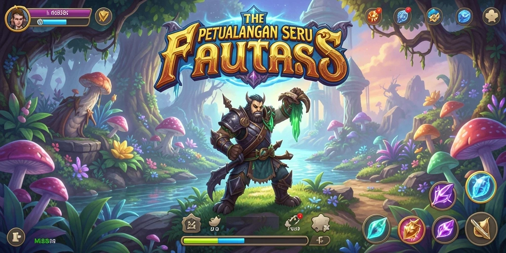 Tampilan gameplay MR888 yang penuh aksi dan petualangan.