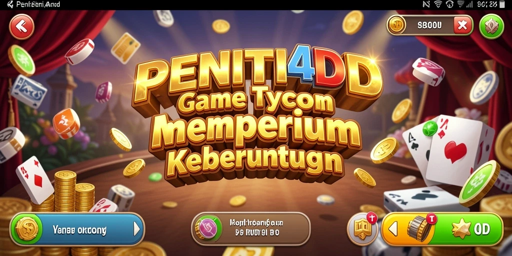 Tampilan menarik dari gameplay strategis PENITI4D yang menantang.
