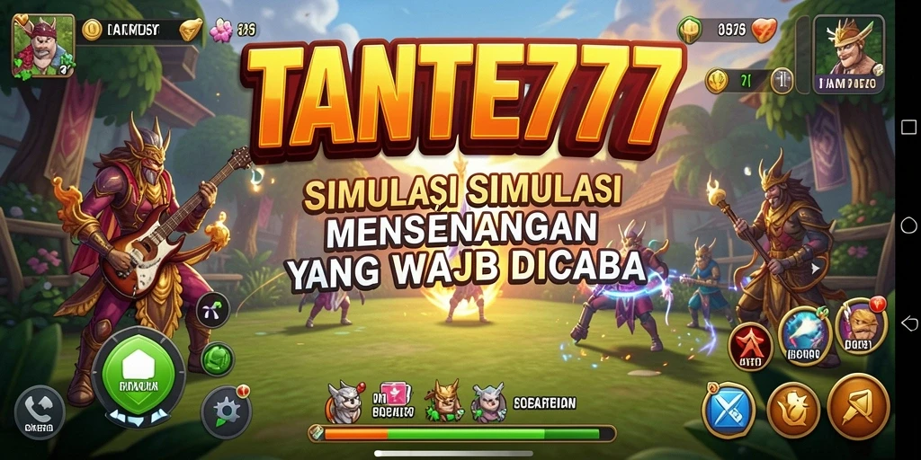 Tampilan gameplay TANTE777 yang seru dan interaktif.